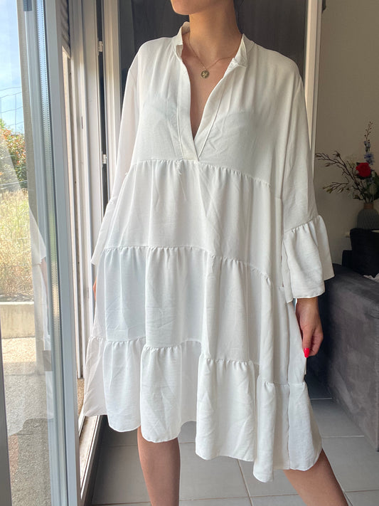 Robe oversize blanche